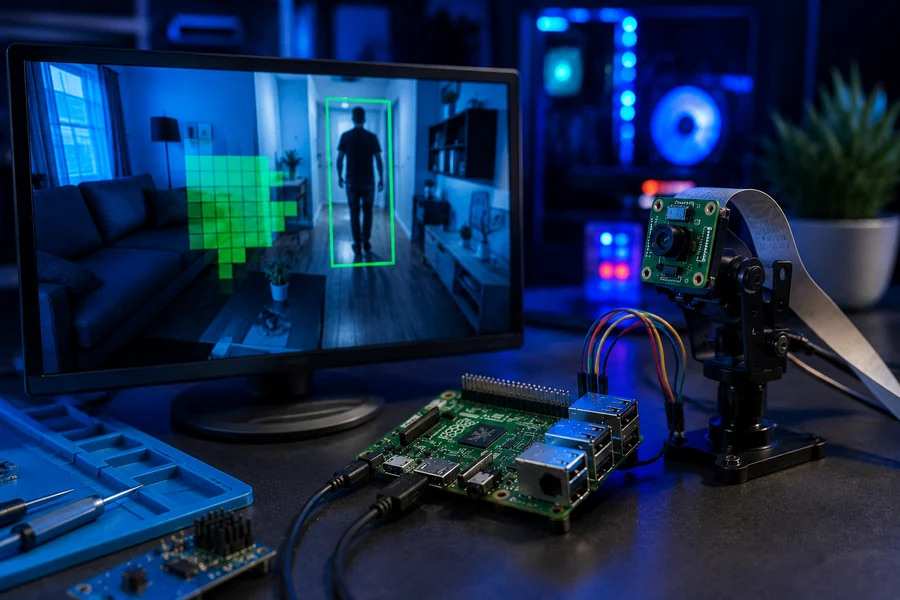 Raspberry Pi OpenCV camera motion detection tutorial