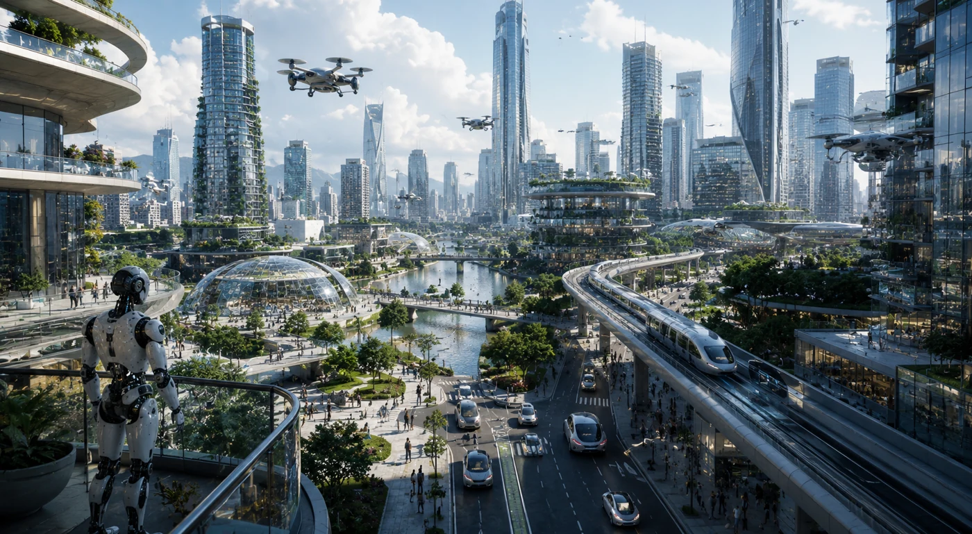 Future AI city video thumbnail