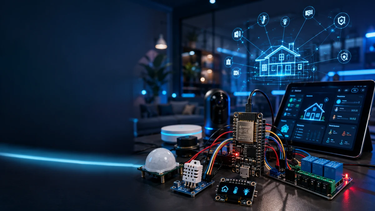 ESP32 AI smart home hub hero image