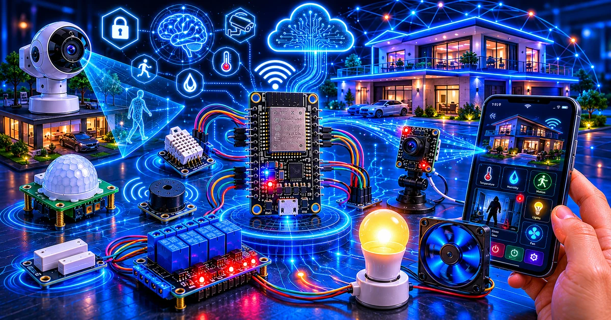 AI smart home hub social share image