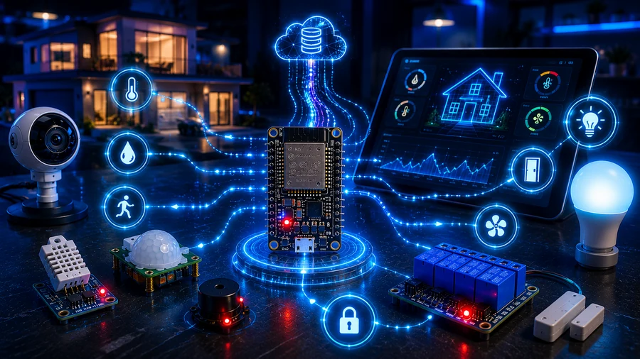 MQTT smart home automation video thumbnail