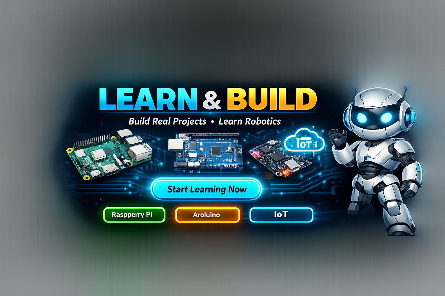 Learn and Build banner