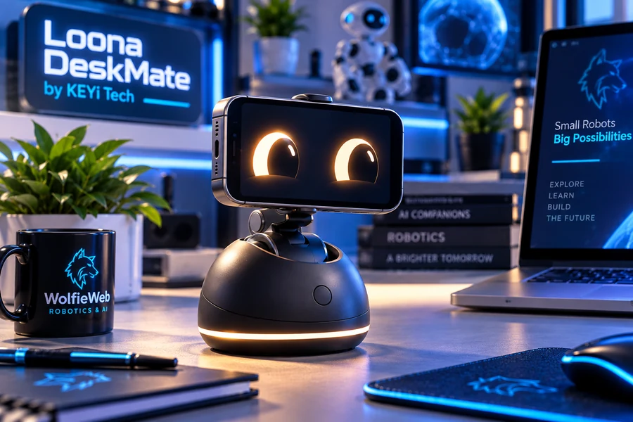 Loona DeskMate robot by KEYi Tech