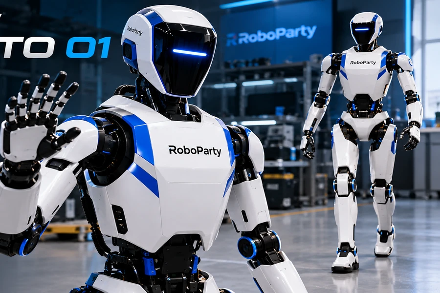 RoboParty ROBOTO 01 (RP1) robot by RoboParty