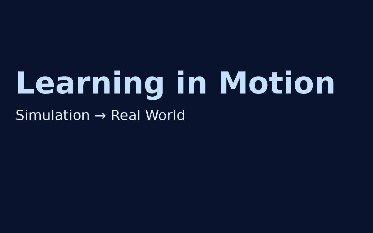 Learning in motion illustration