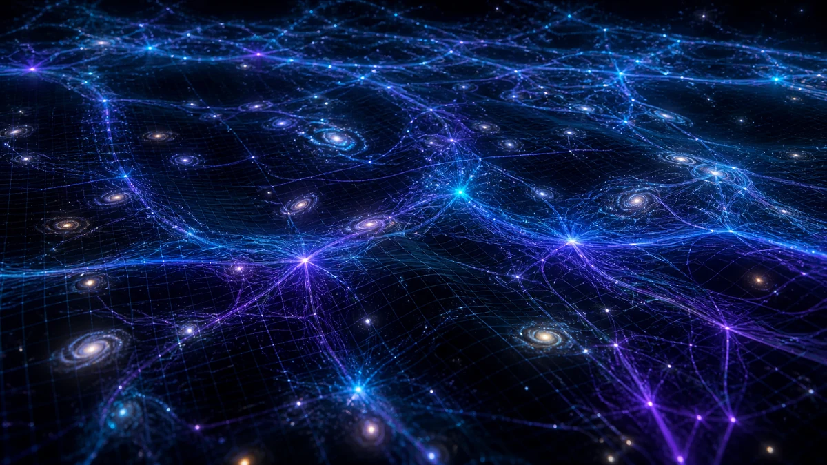 Dark energy stretching spacetime with string-like filaments
