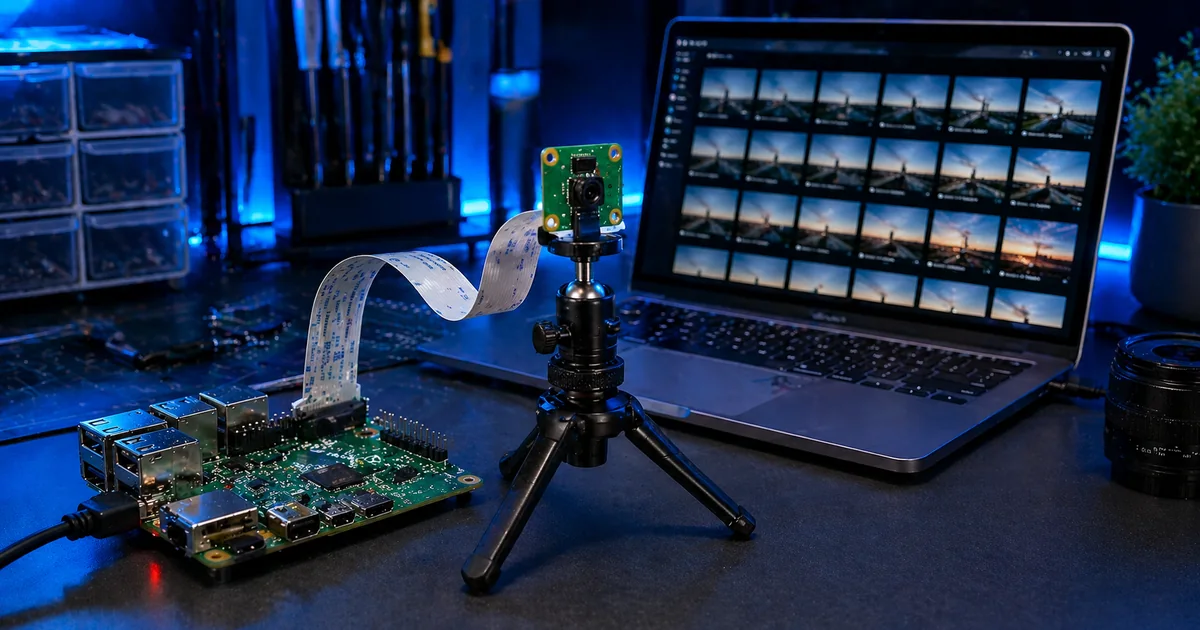 Raspberry Pi camera timelapse project social share image