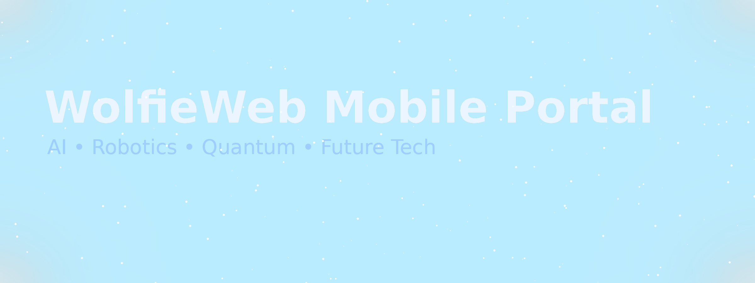 WolfieWeb Mobile banner